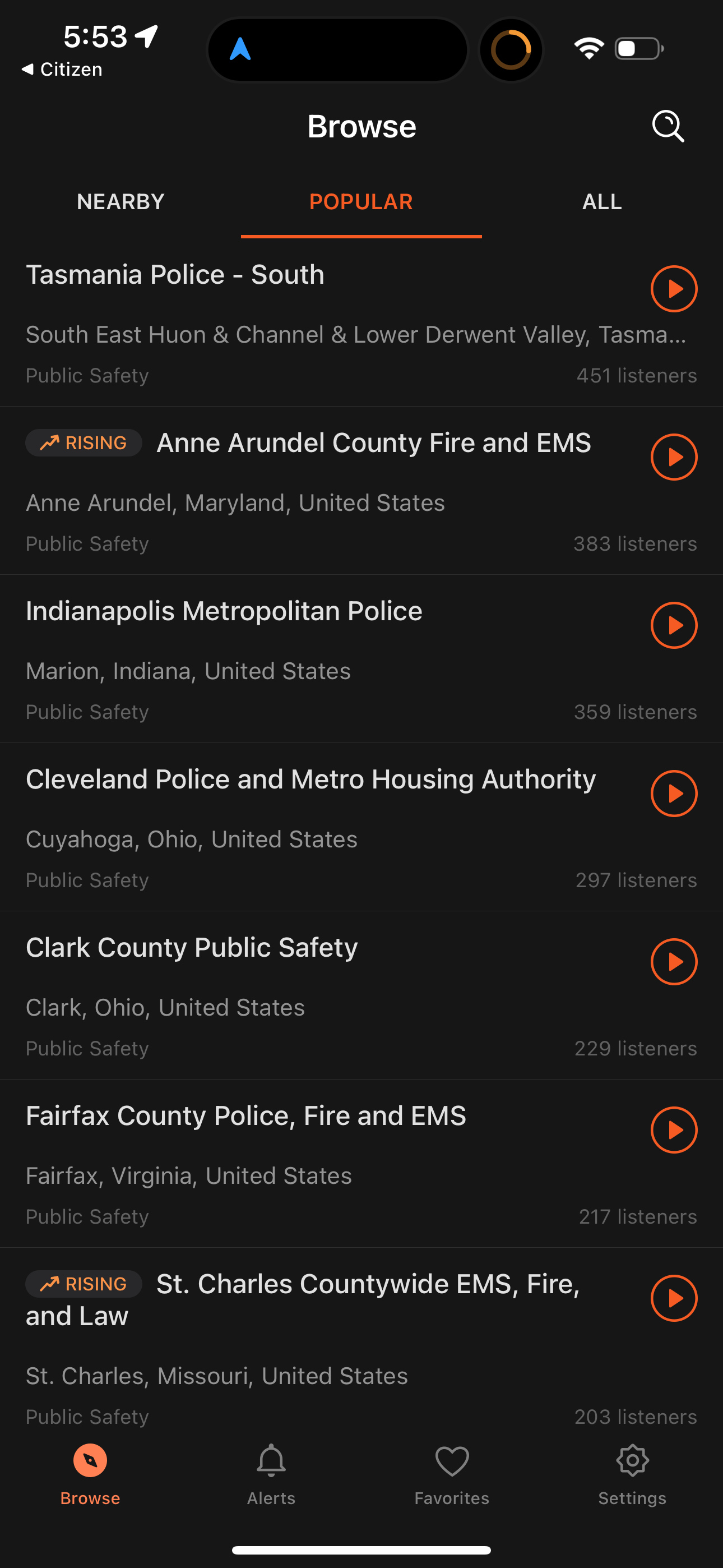 police-scanner app screenshot 25