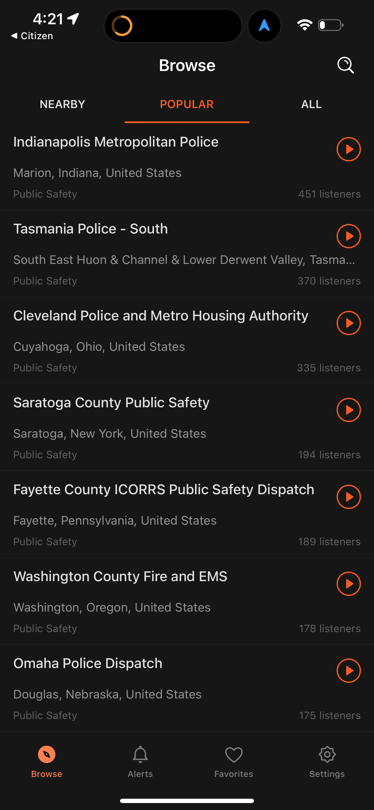 police-scanner app screenshot 24