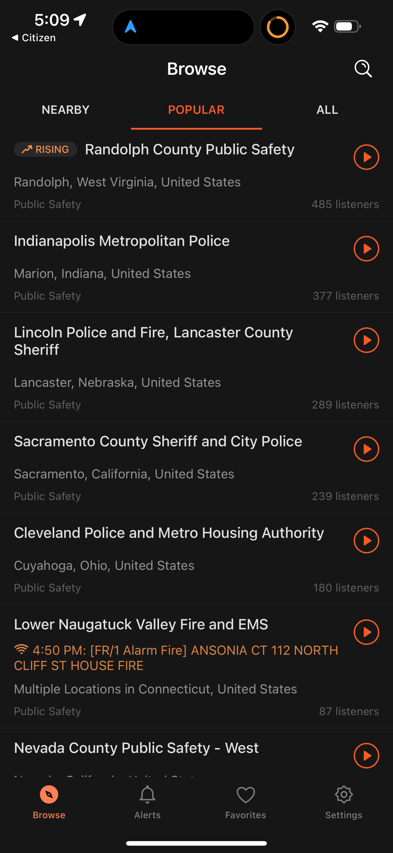 police-scanner app screenshot 23