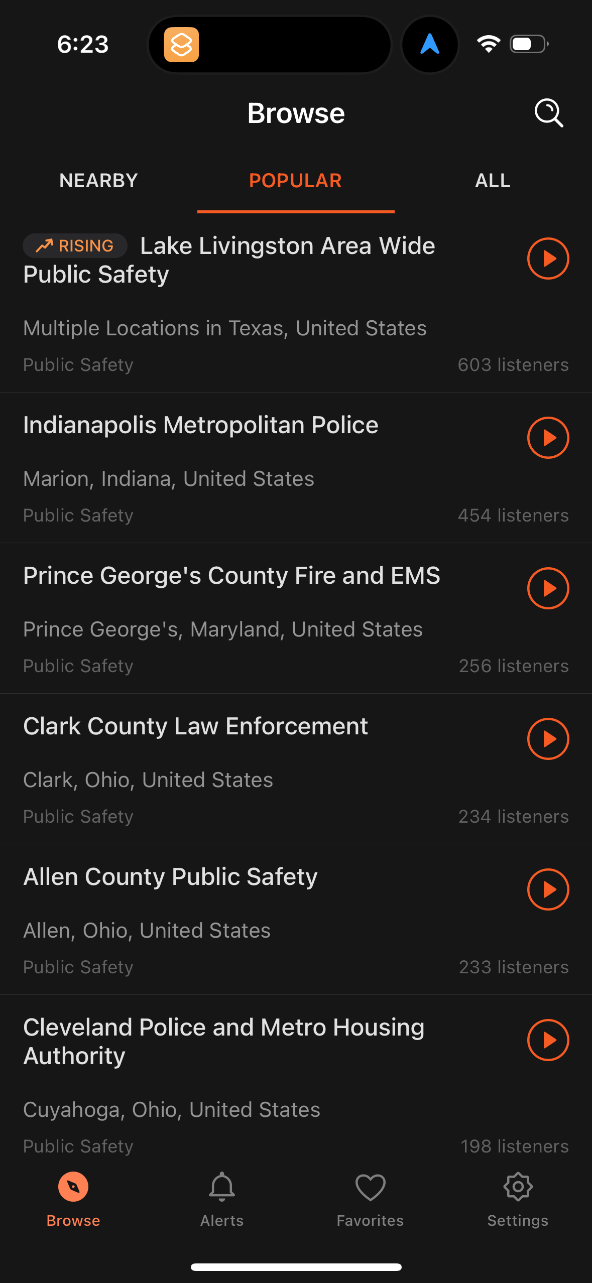 police-scanner app screenshot 21