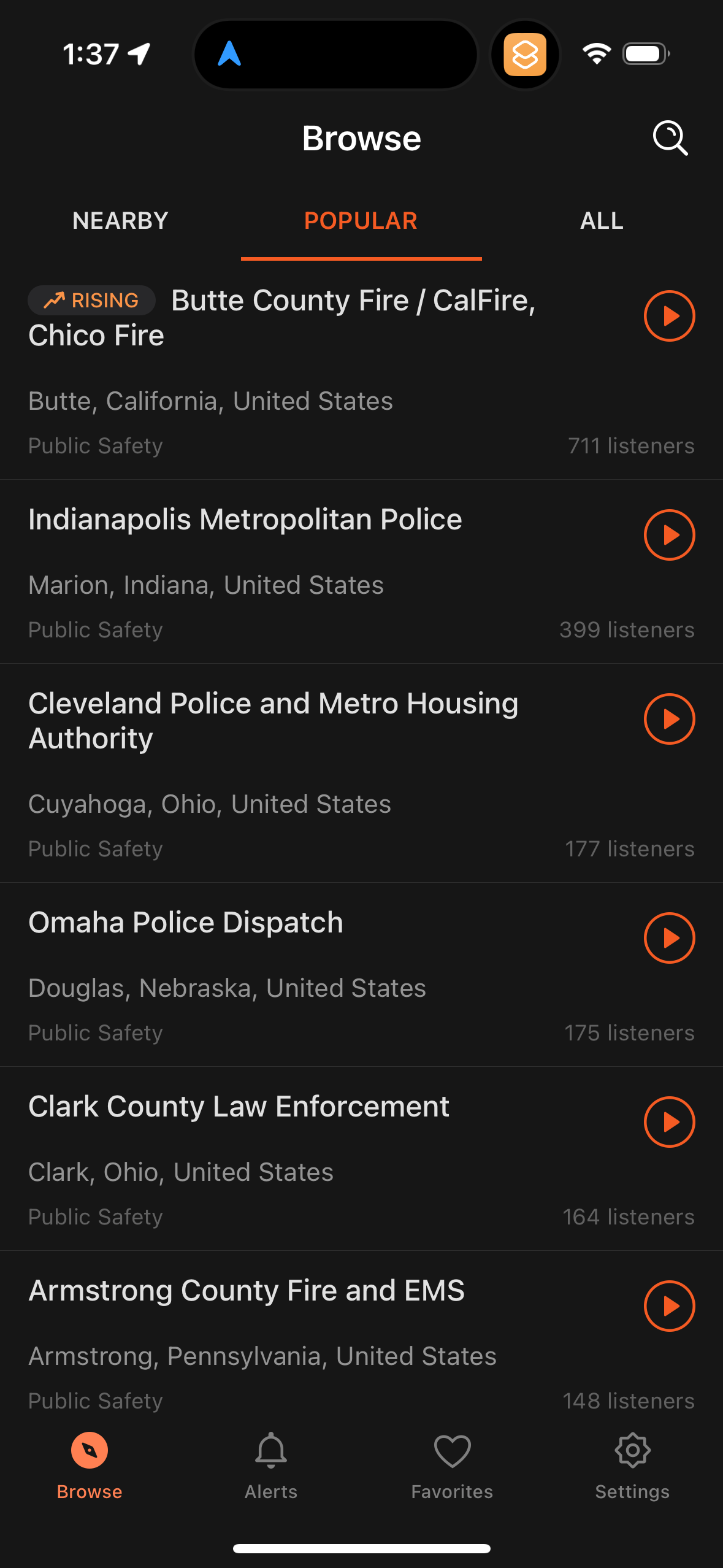 police-scanner app screenshot 17