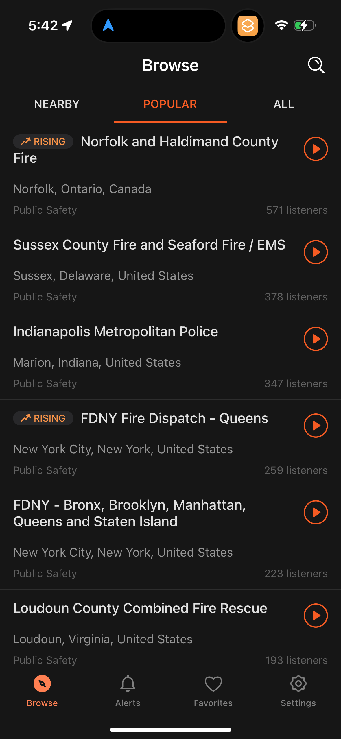 police-scanner app screenshot 15