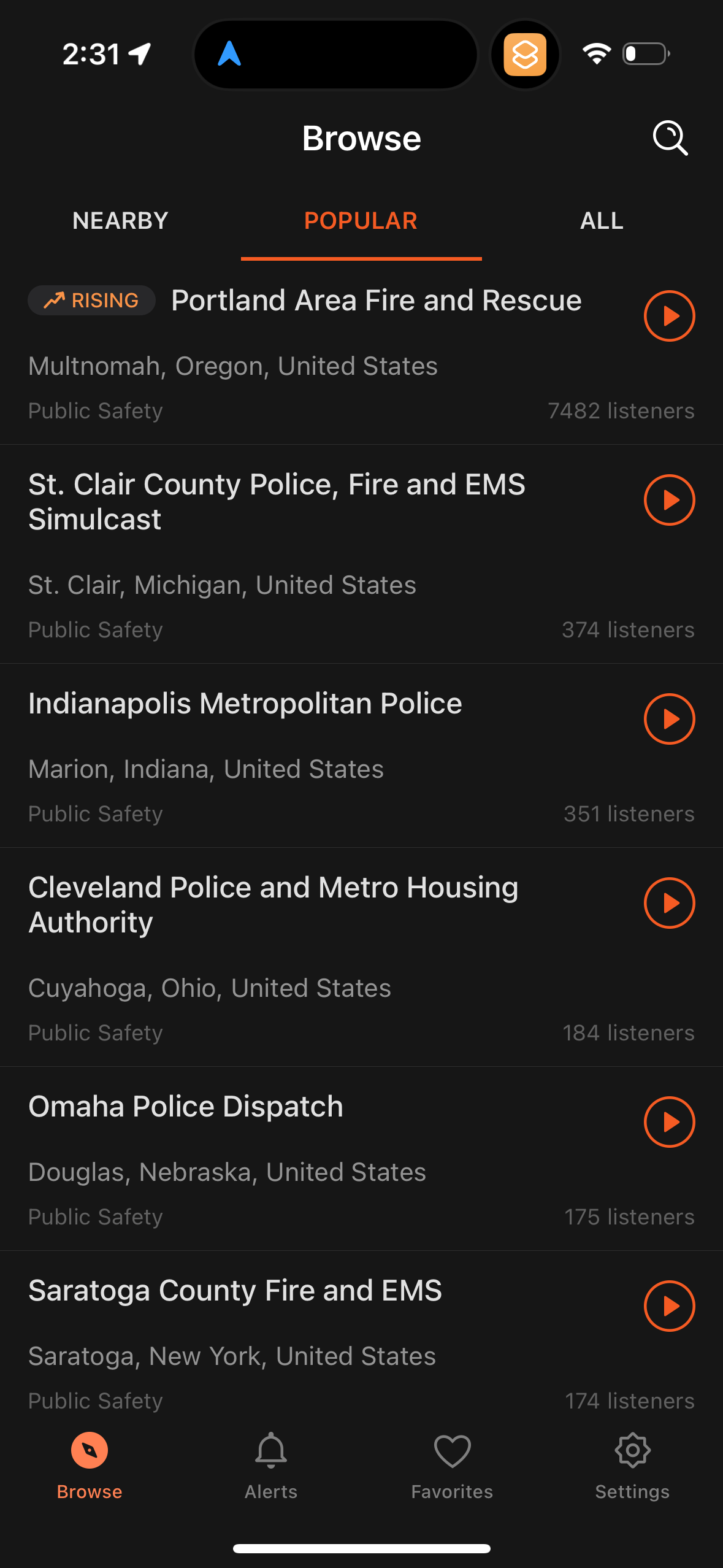 police-scanner app screenshot 11
