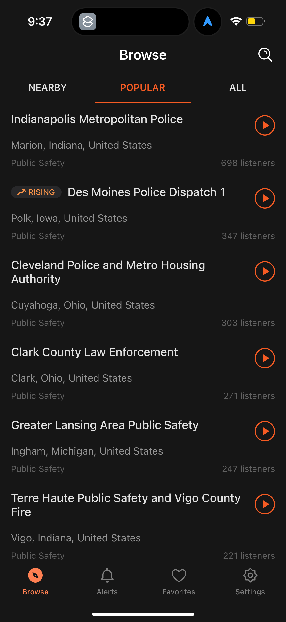 police-scanner app screenshot 9