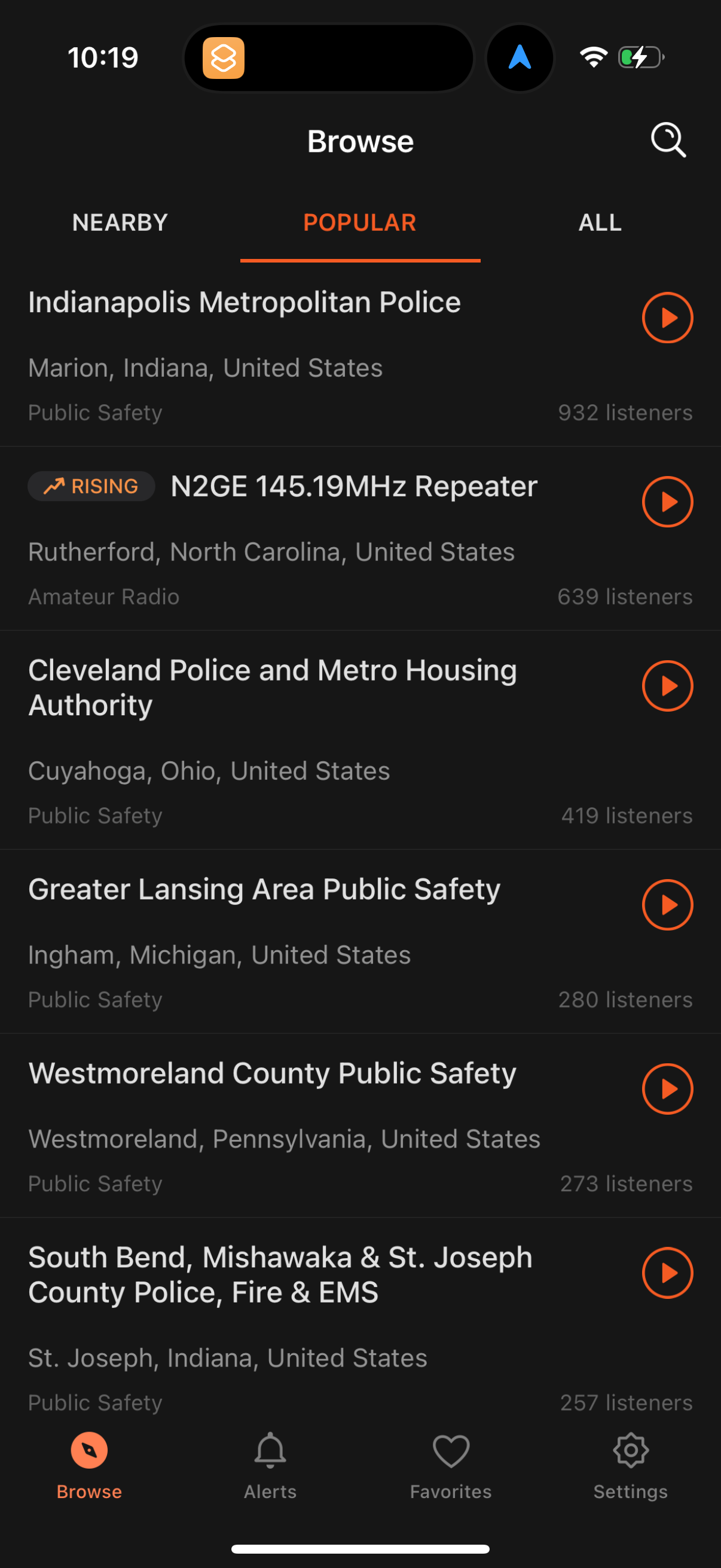 police-scanner app screenshot 8