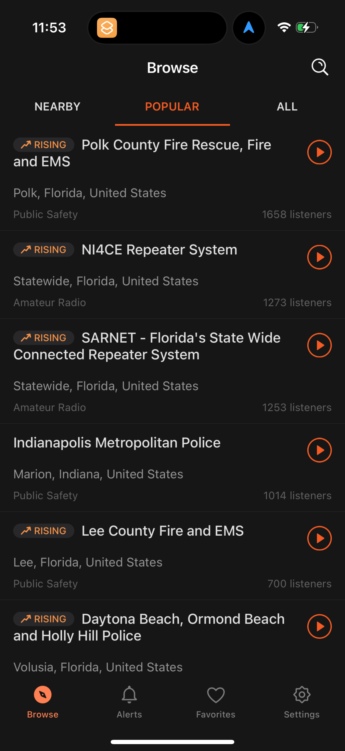 police-scanner app screenshot 7