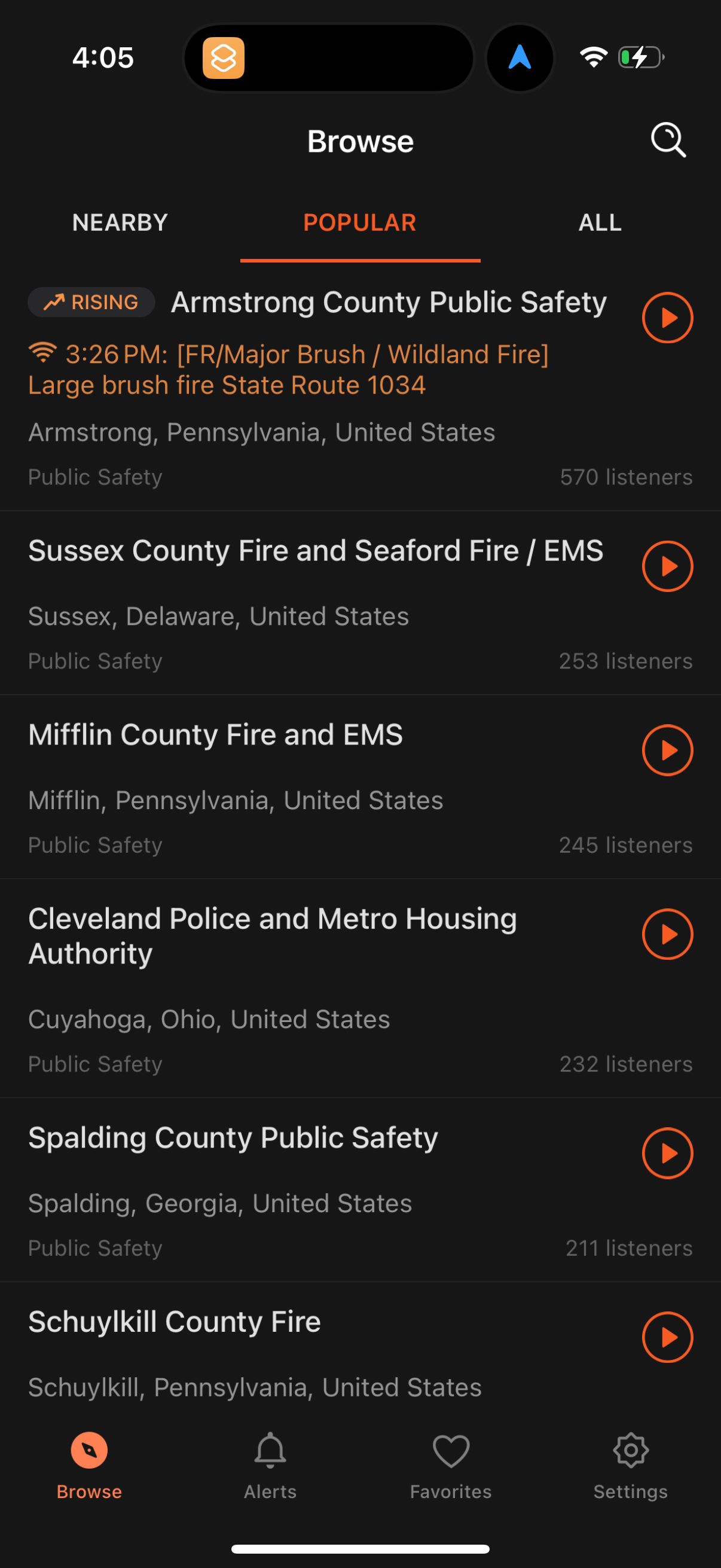 police-scanner app screenshot 6