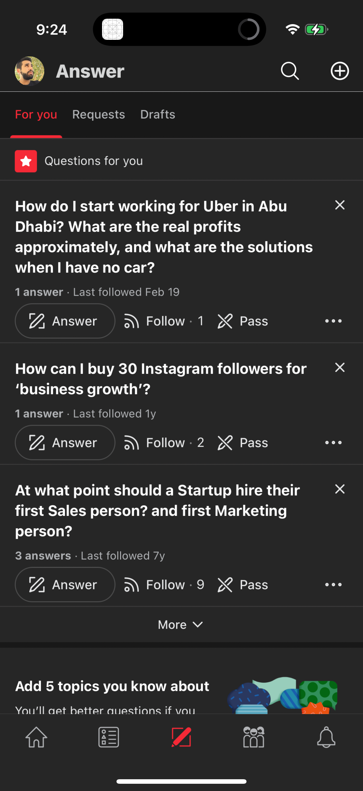 quora app screenshot 7