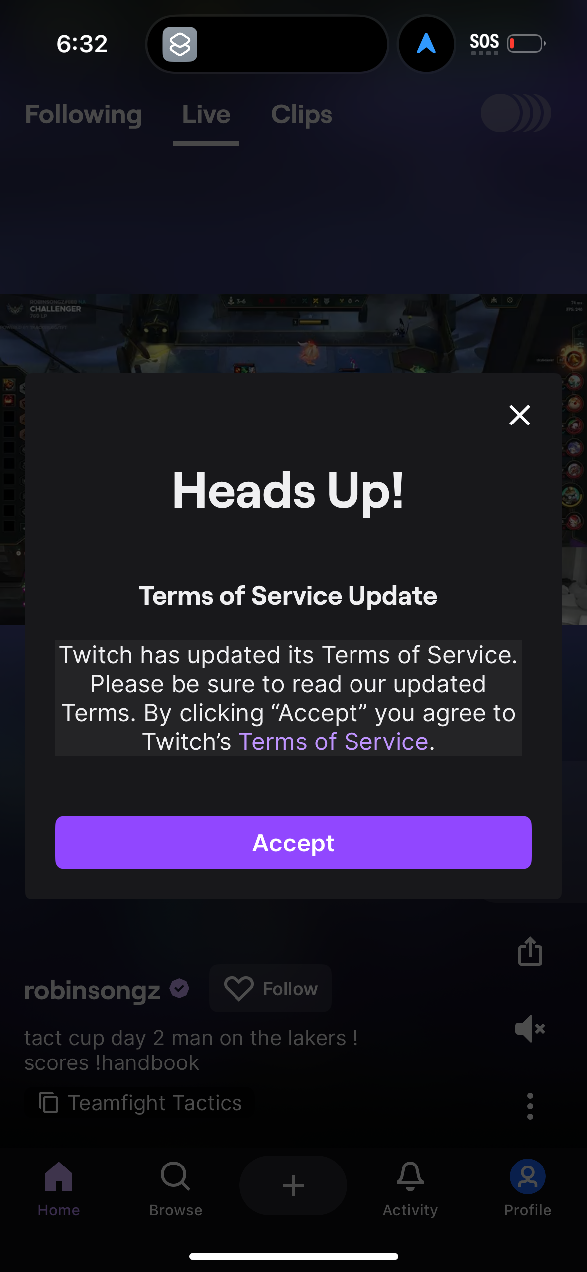 twitch app screenshot 3