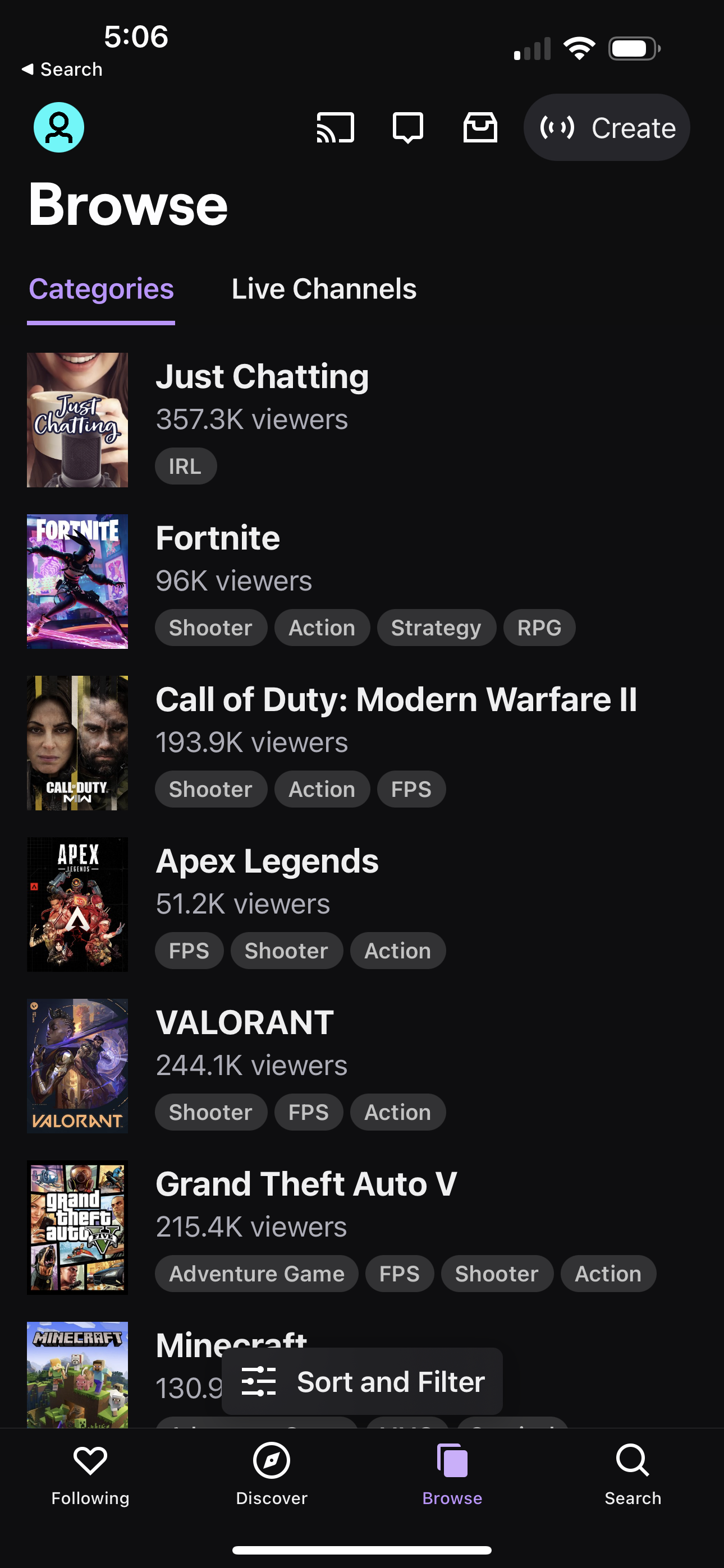 twitch app screenshot 25