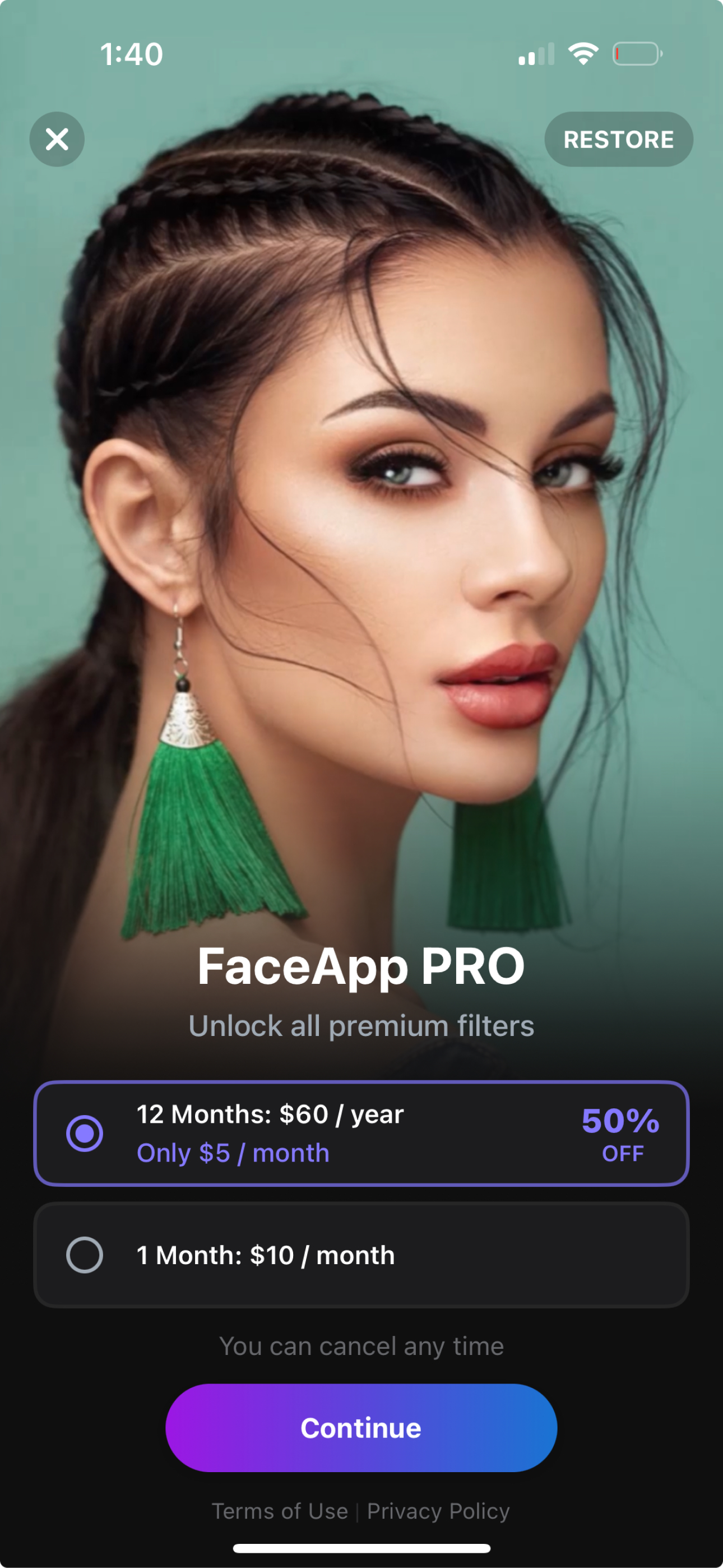 faceapp app screenshot 58
