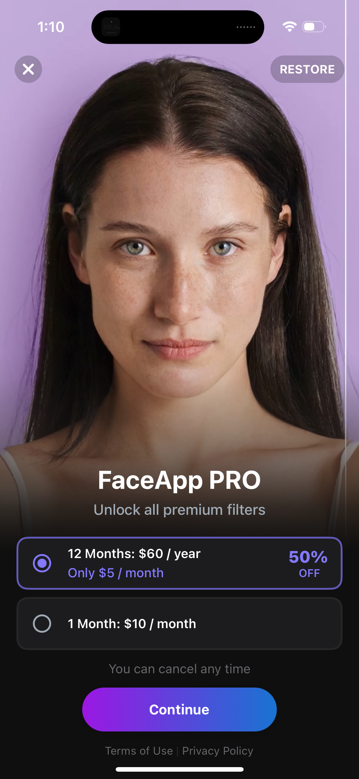faceapp app screenshot 57