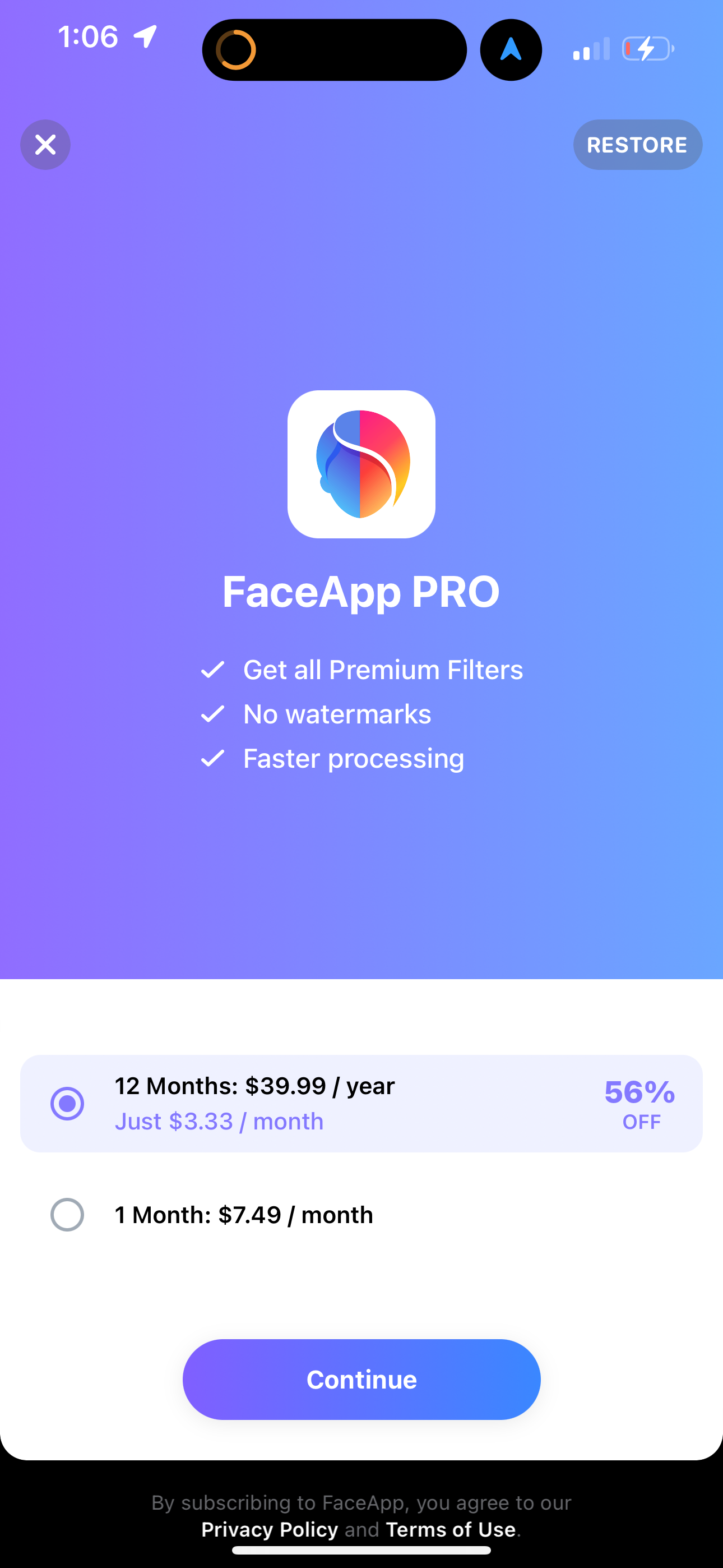 faceapp app screenshot 66