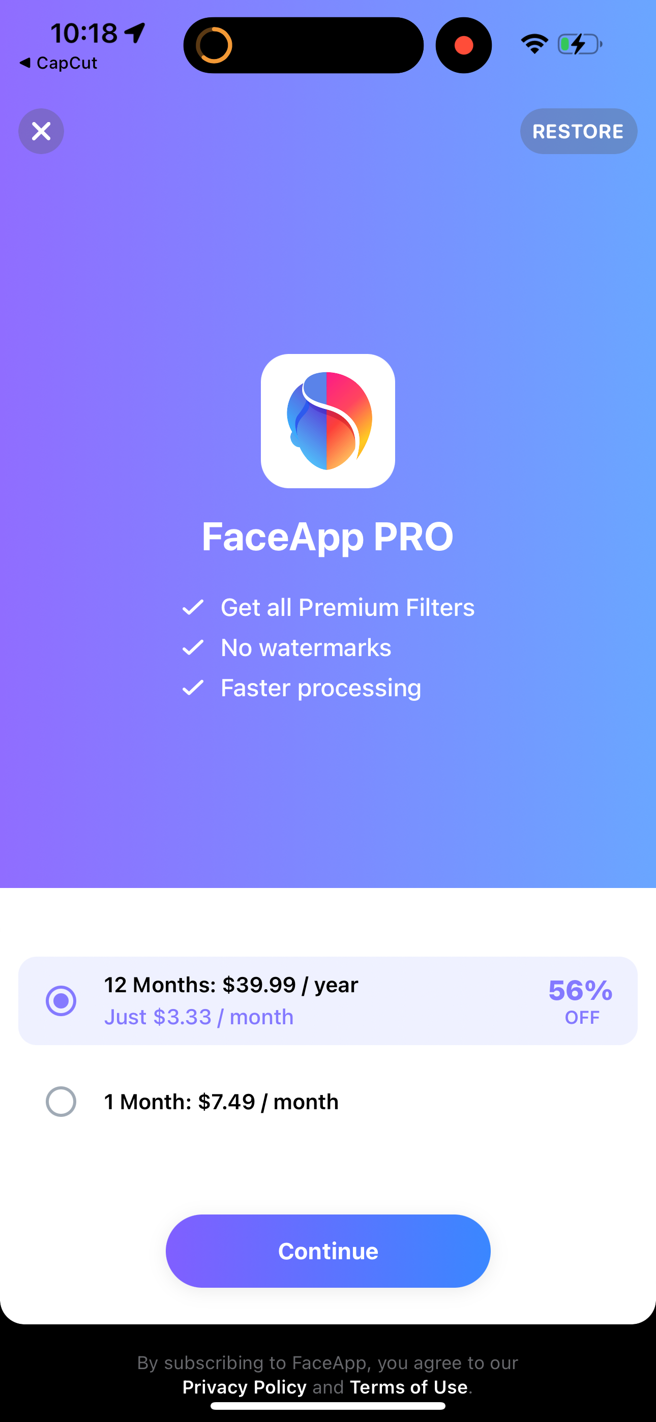 faceapp app screenshot 65