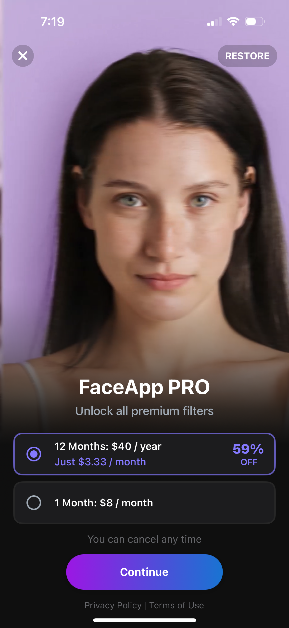 faceapp app screenshot 60