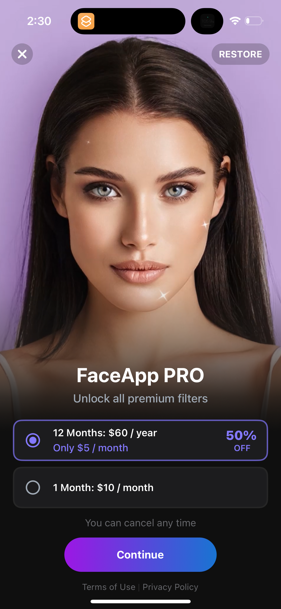 faceapp app screenshot 53