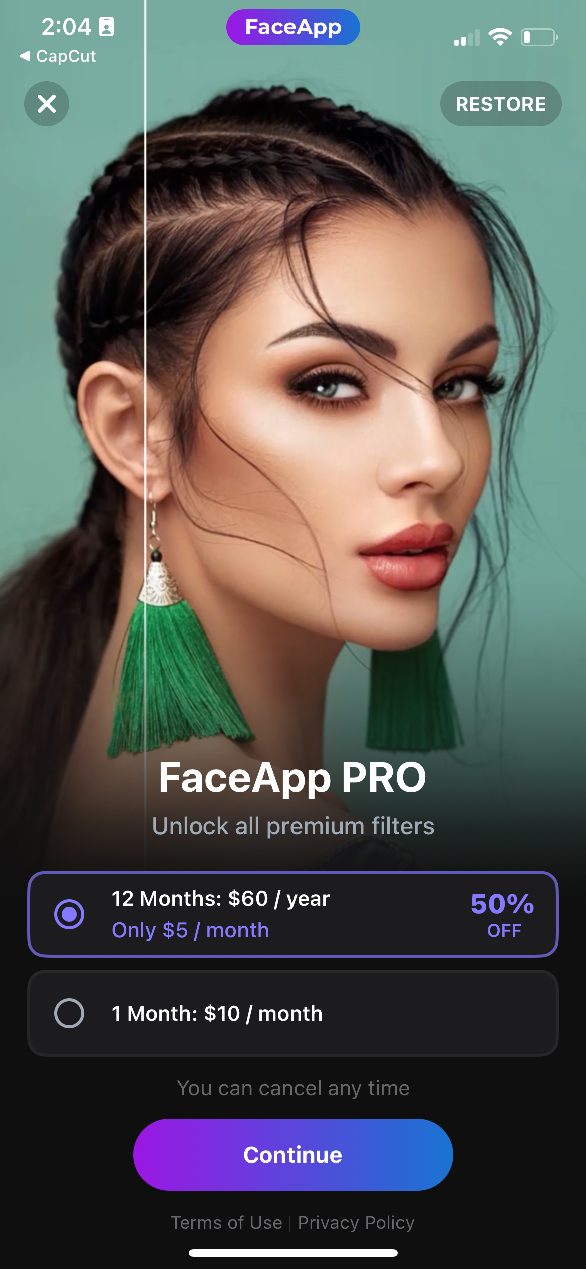 faceapp app screenshot 50