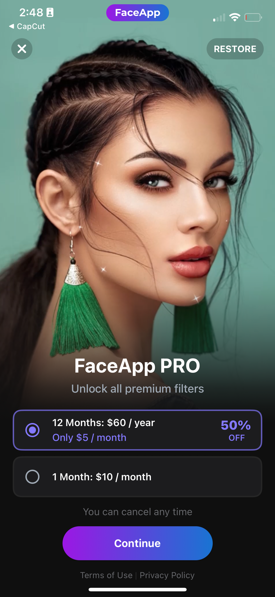 faceapp app screenshot 49