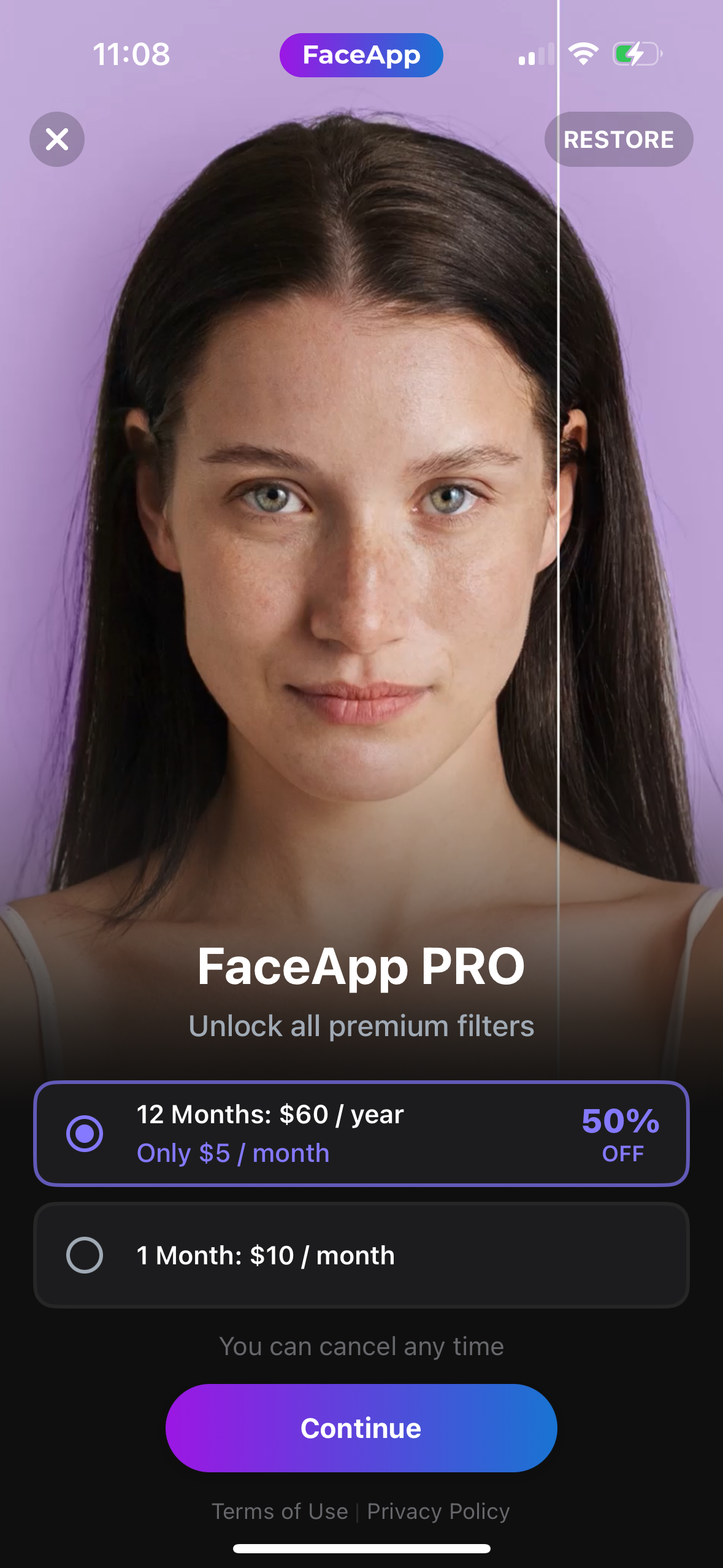 faceapp app screenshot 43