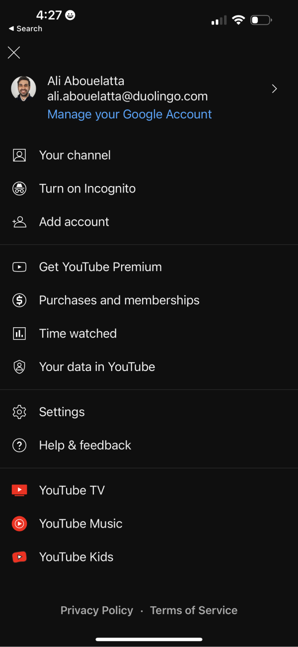youtube app screenshot 105