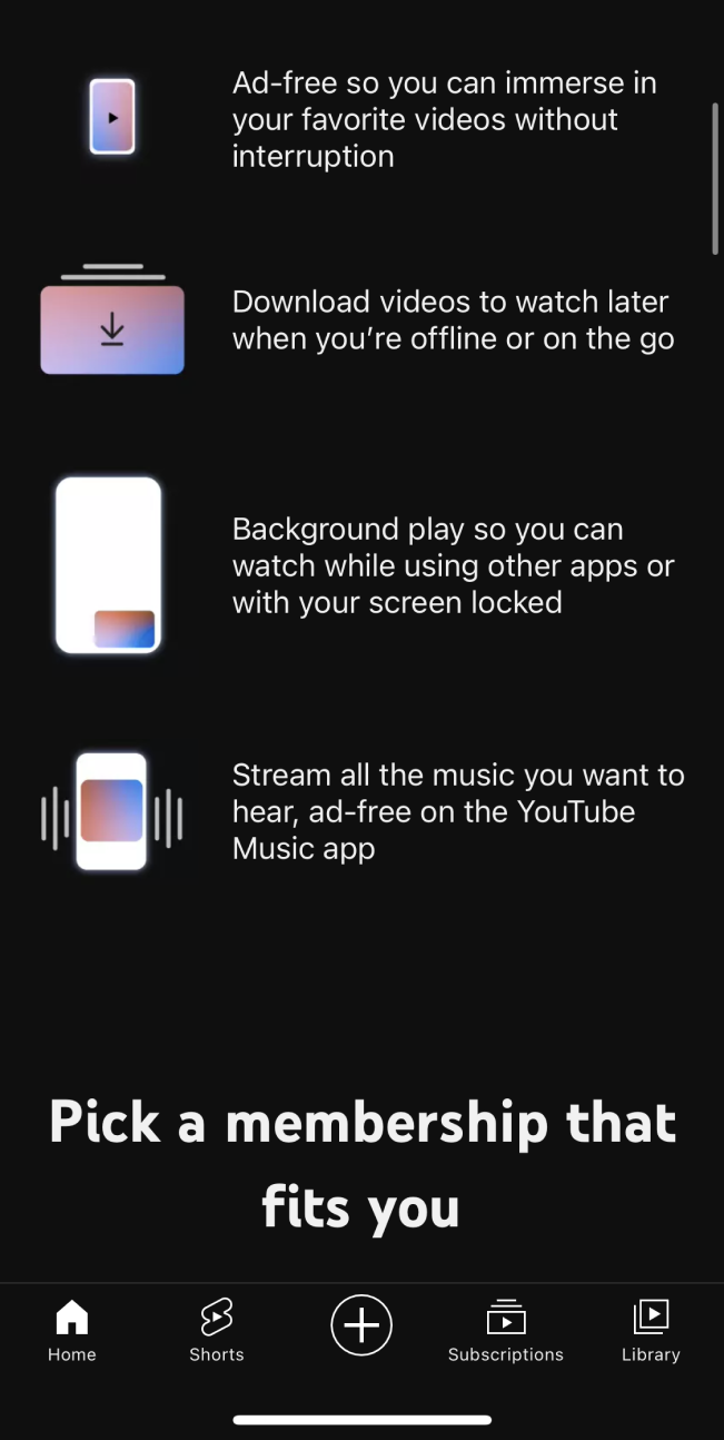 youtube app screenshot 126