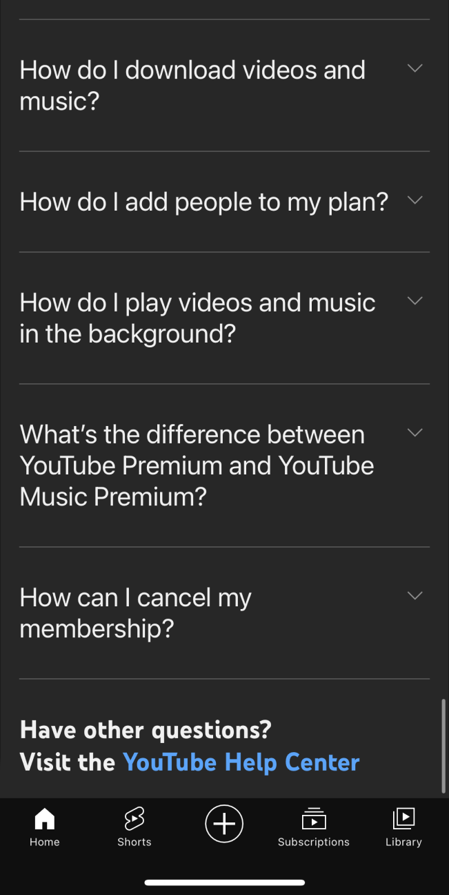 youtube app screenshot 125