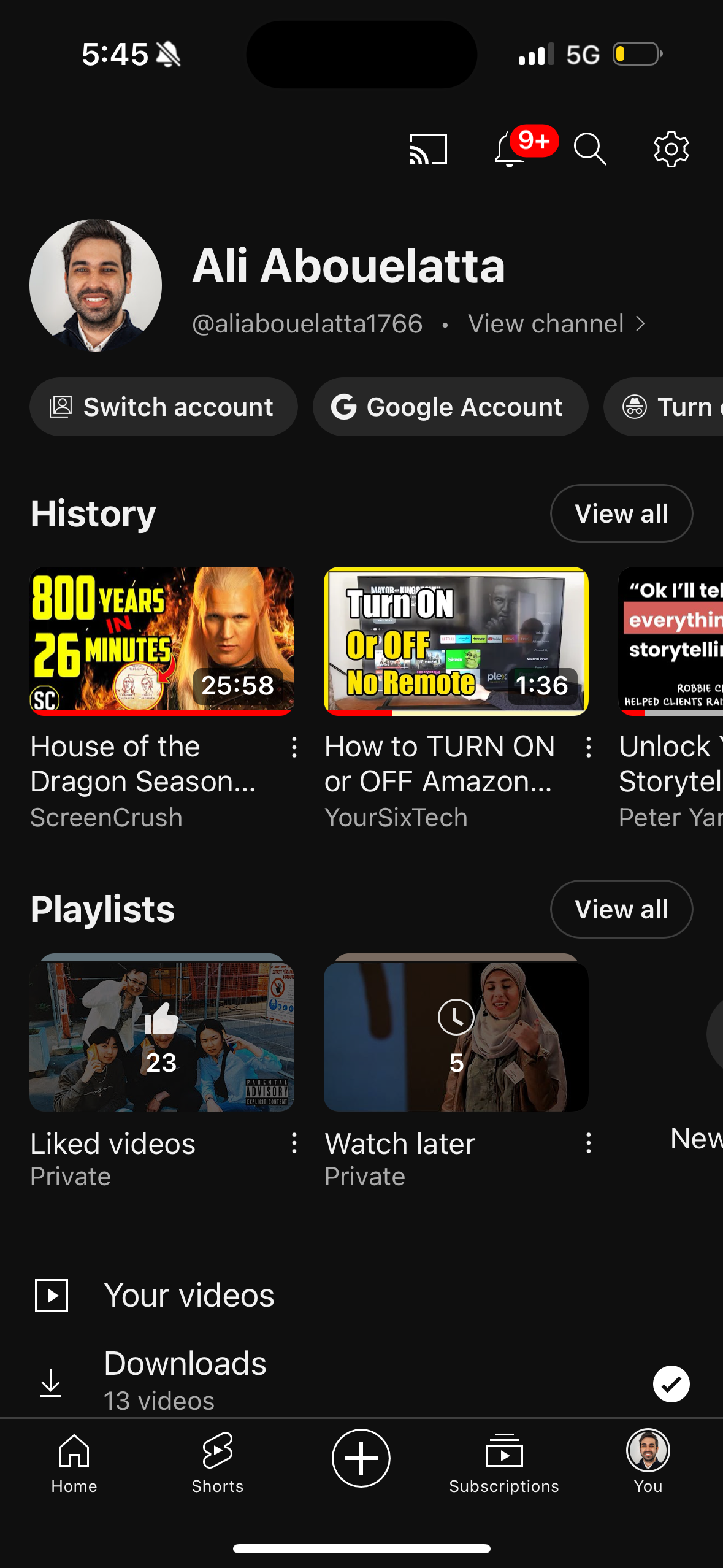 youtube app screenshot 86