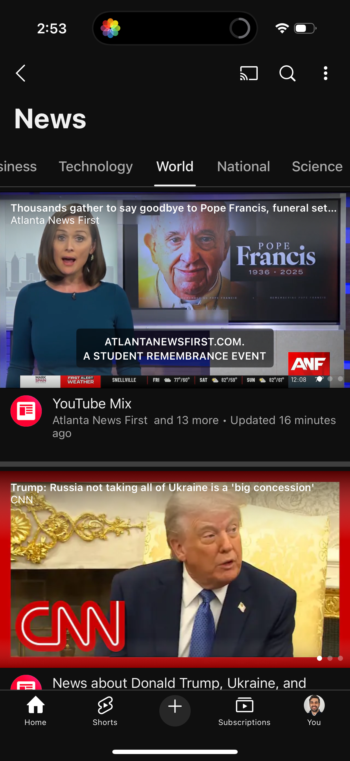 youtube app screenshot 28