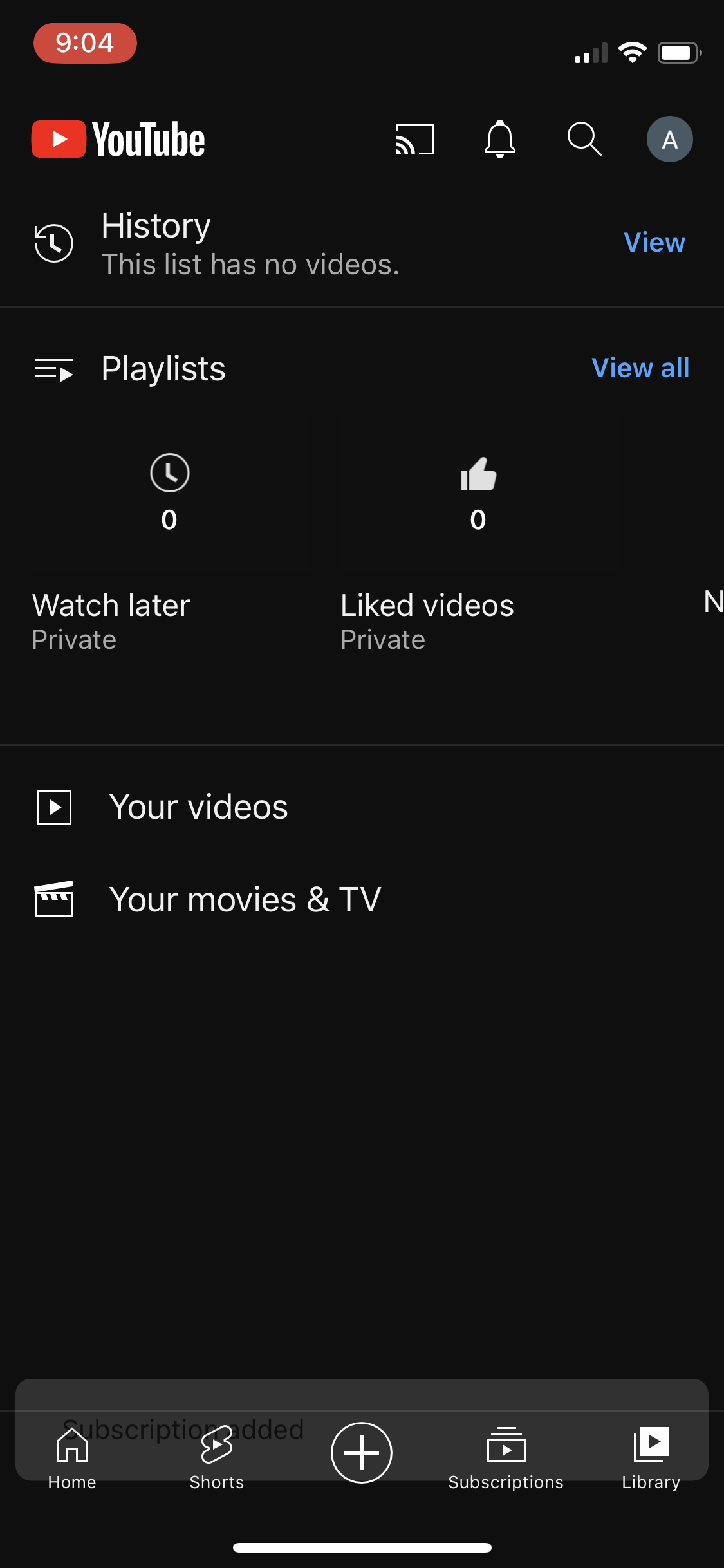 youtube app screenshot 124