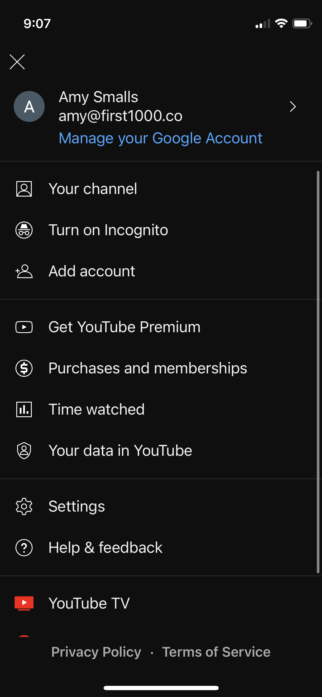 youtube app screenshot 122