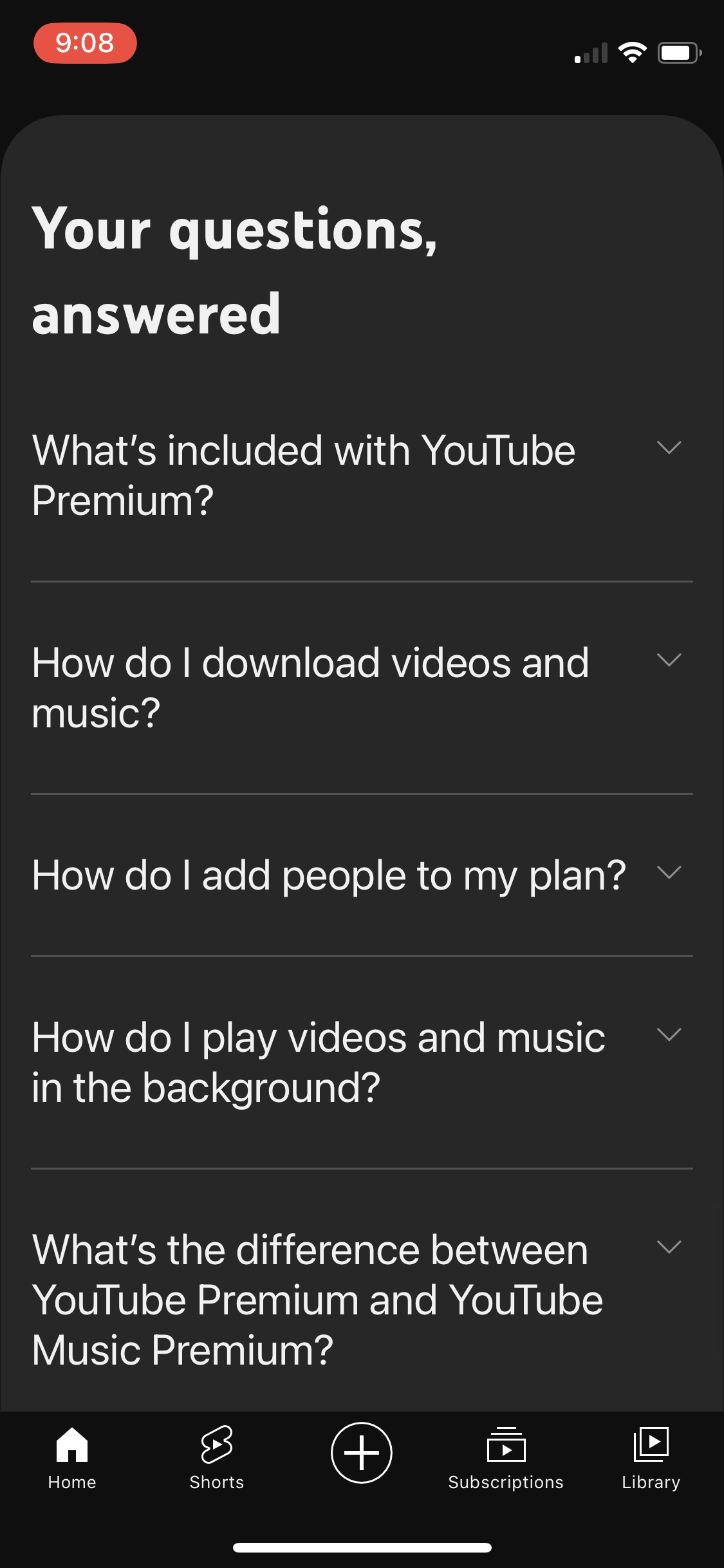 youtube app screenshot 117