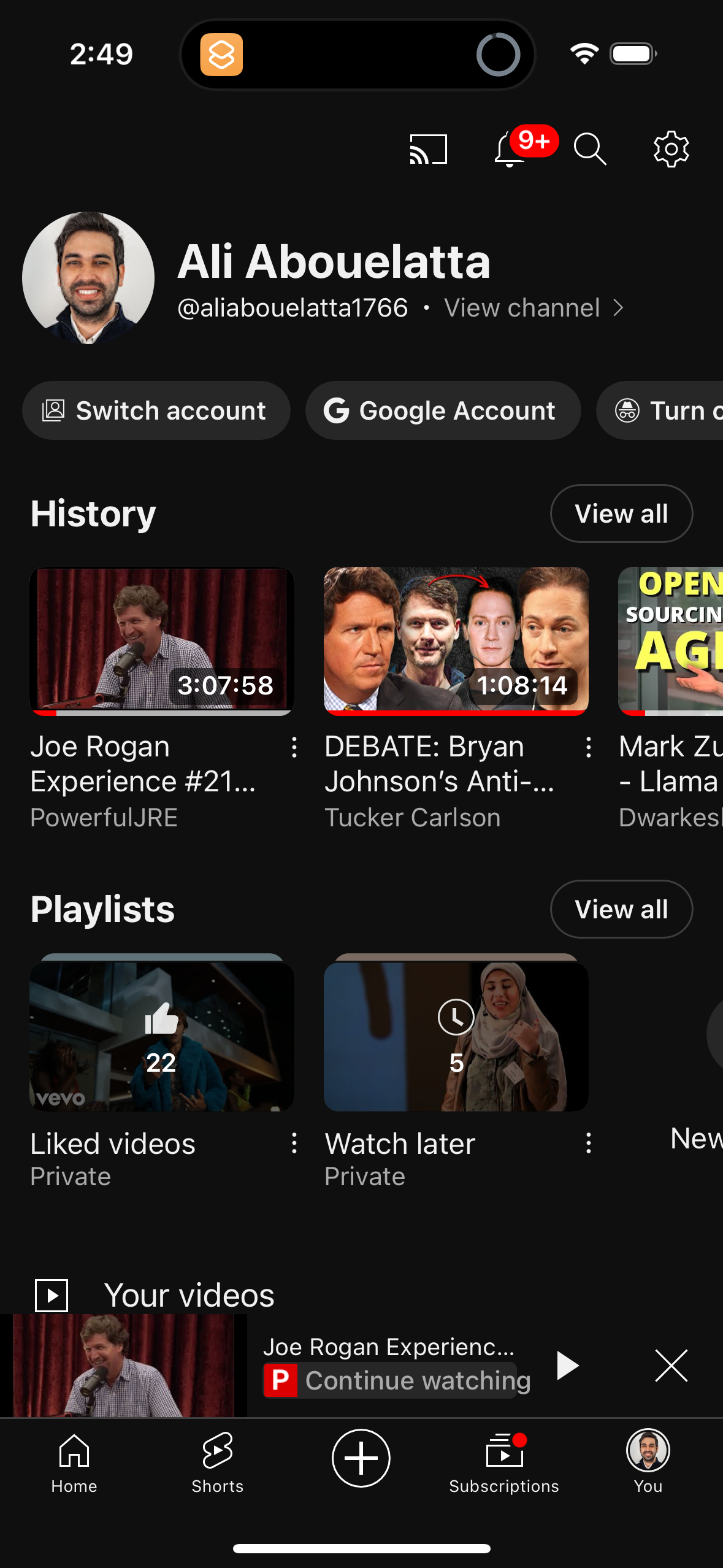 youtube app screenshot 93