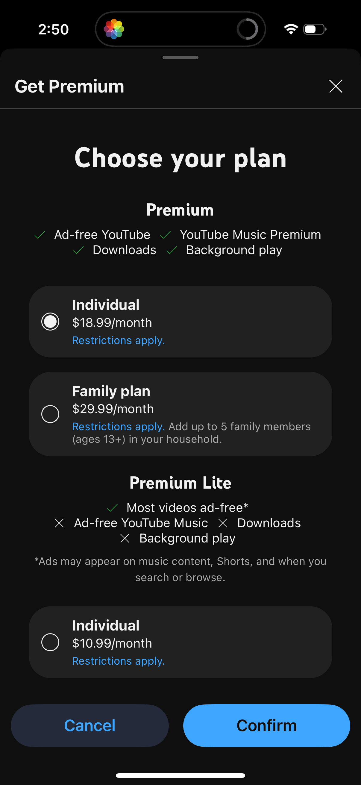 youtube app screenshot 12
