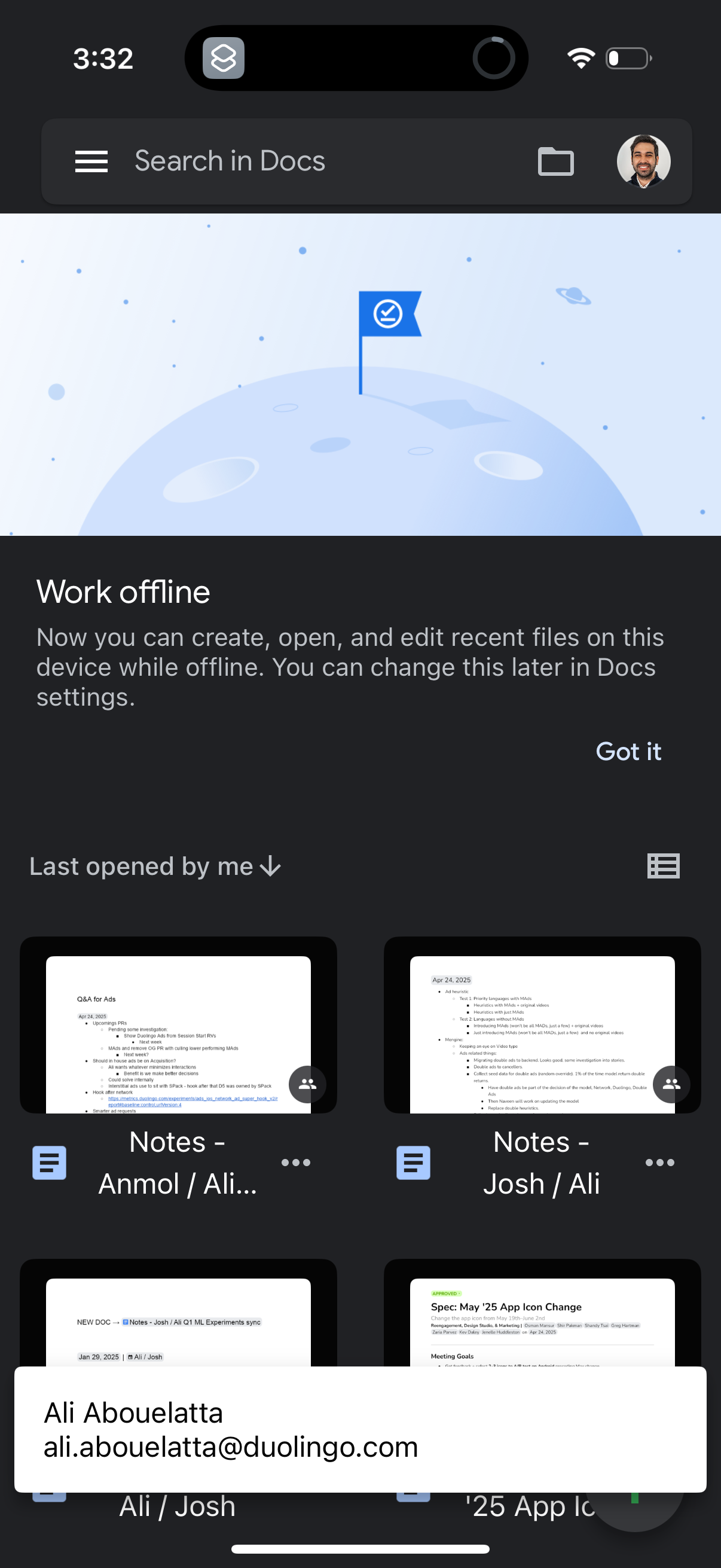 google-docs app screenshot 5