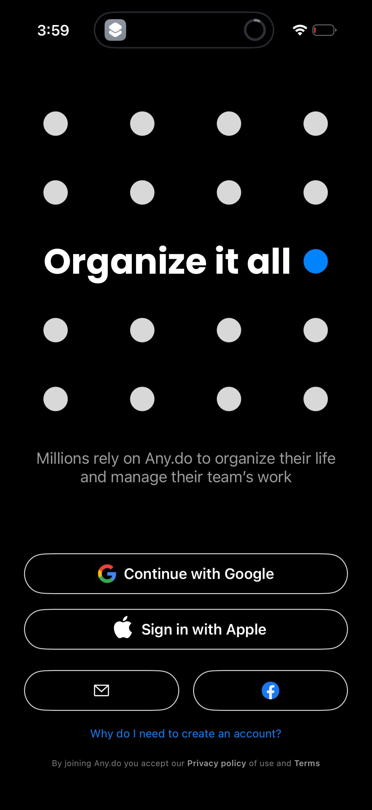 any-do app screenshot 2