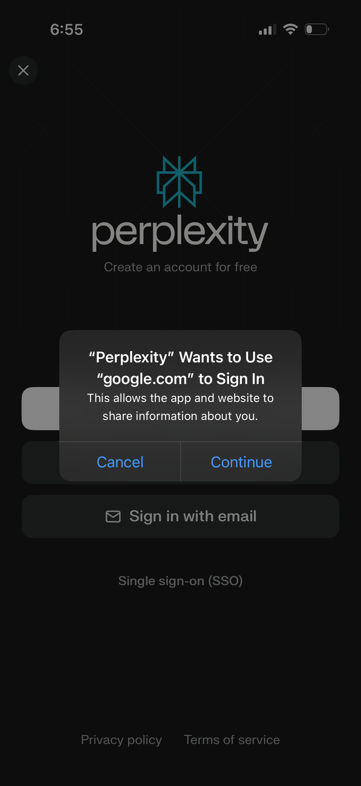 perplexity app screenshot 13