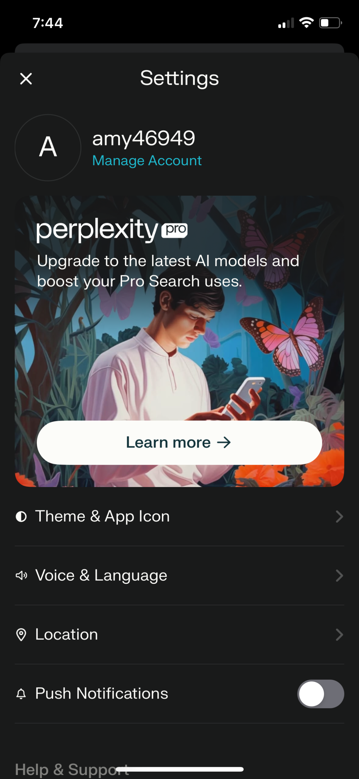perplexity app screenshot 21