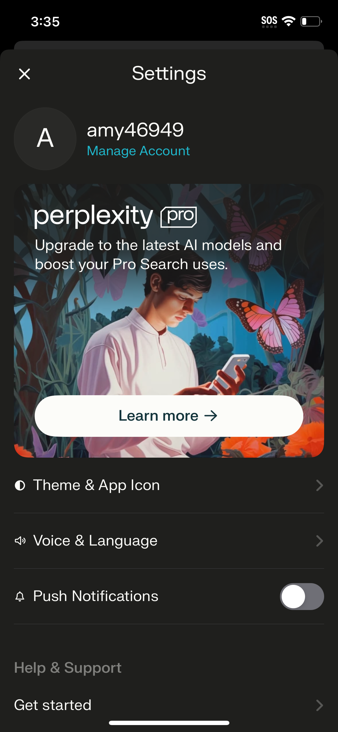 perplexity app screenshot 22