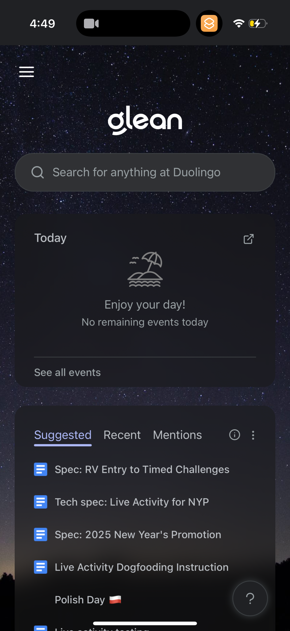 glean app screenshot 24