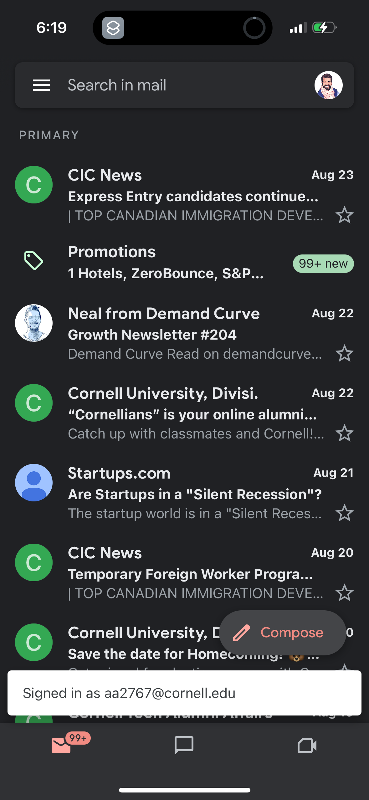 gmail app screenshot 24