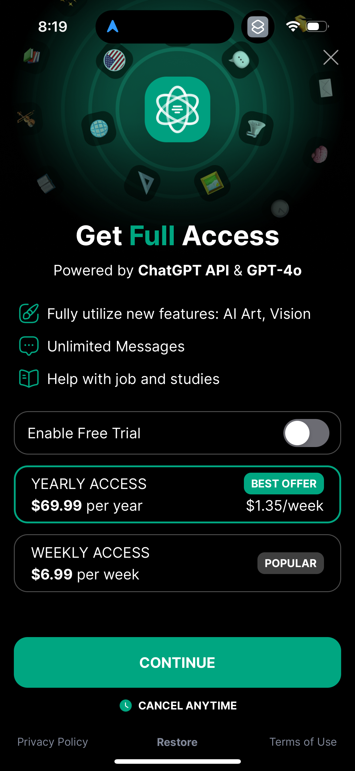 ai-chatbot app screenshot 5