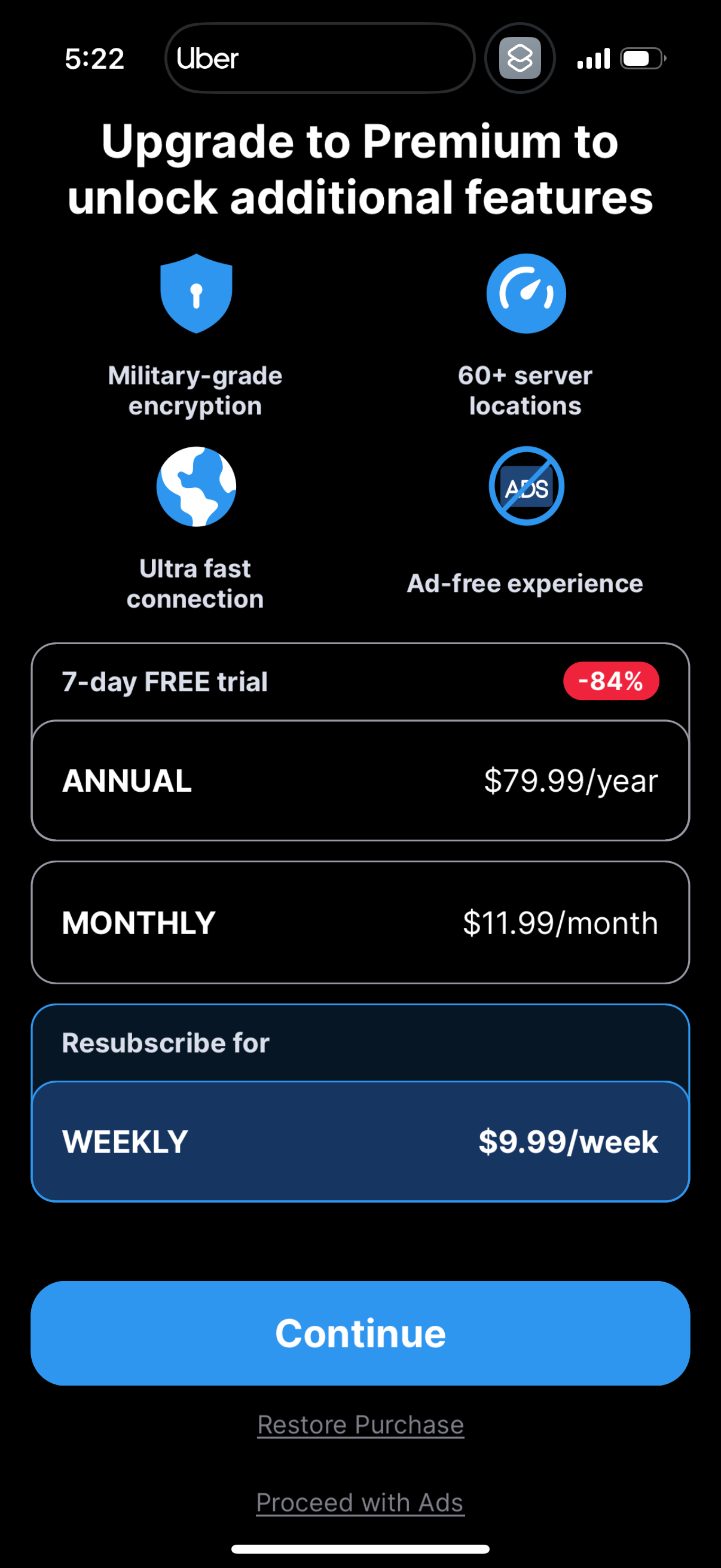vpn app screenshot 3