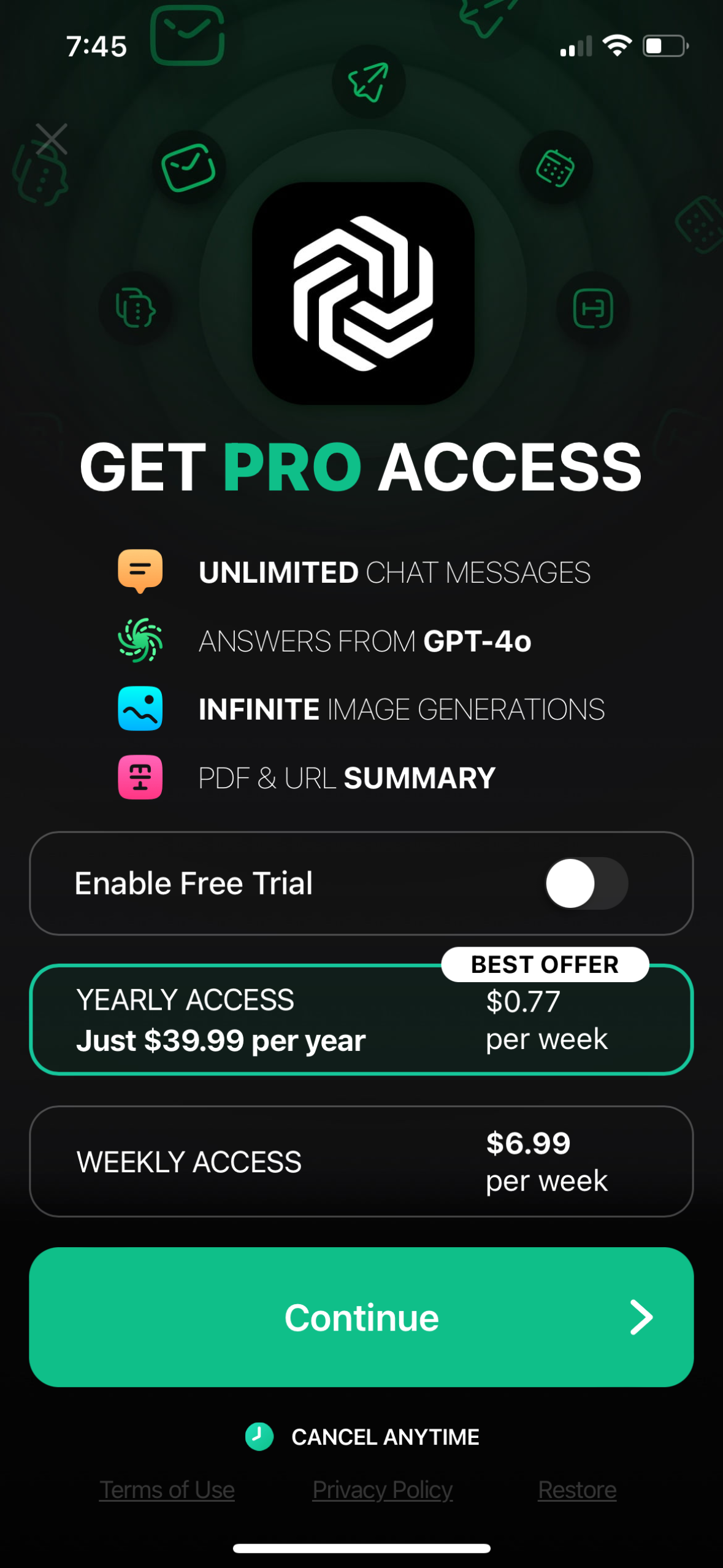 chaton app screenshot 1