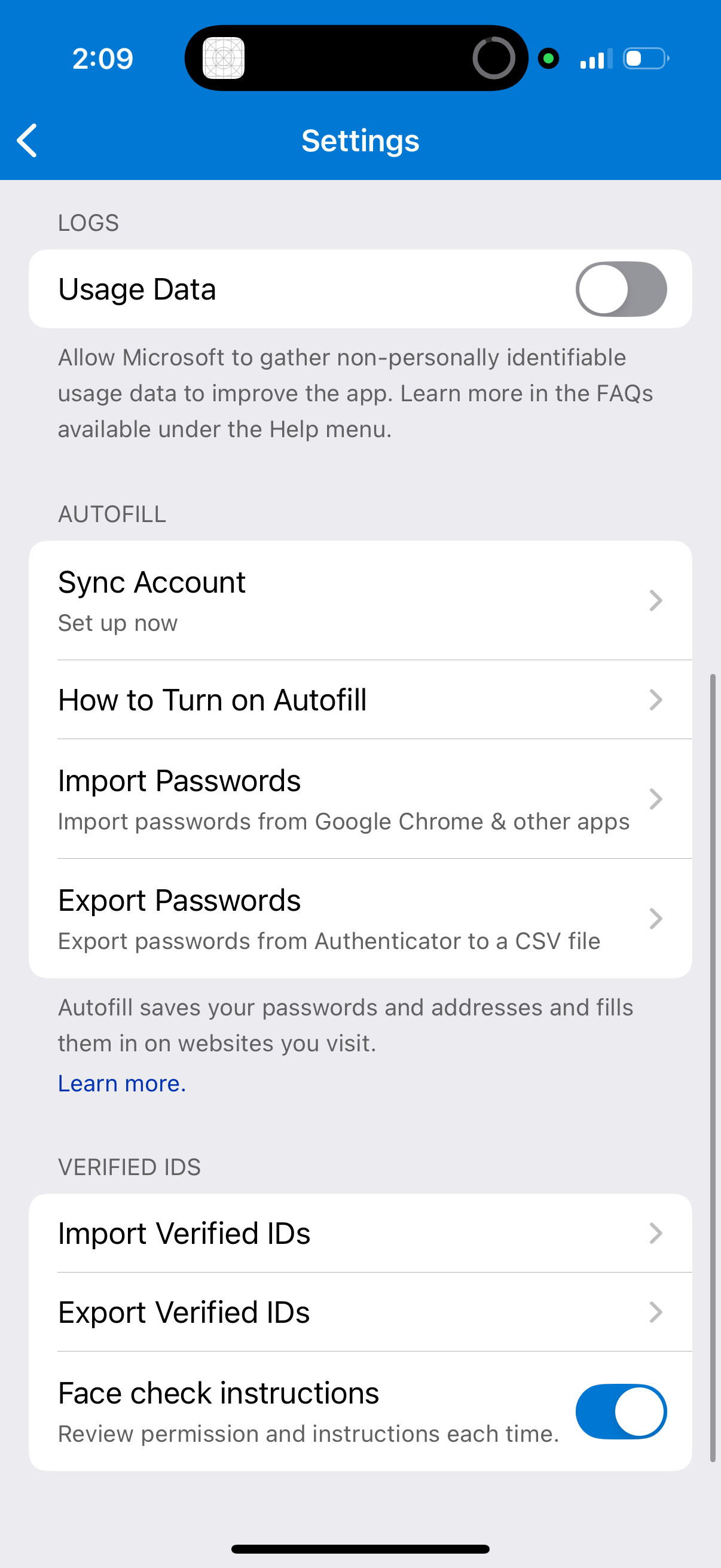 microsoft-auth app screenshot 9