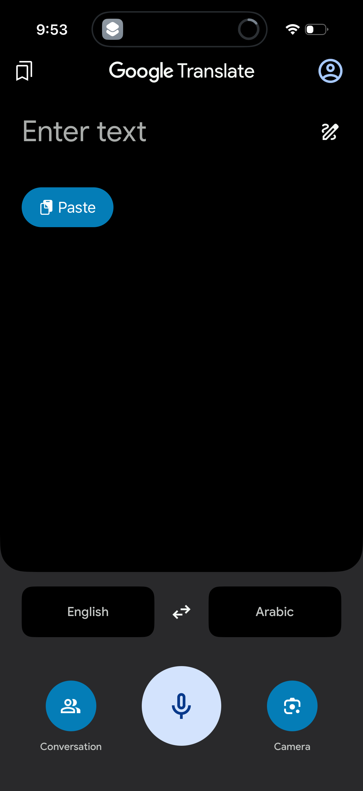 google-translate app screenshot 1