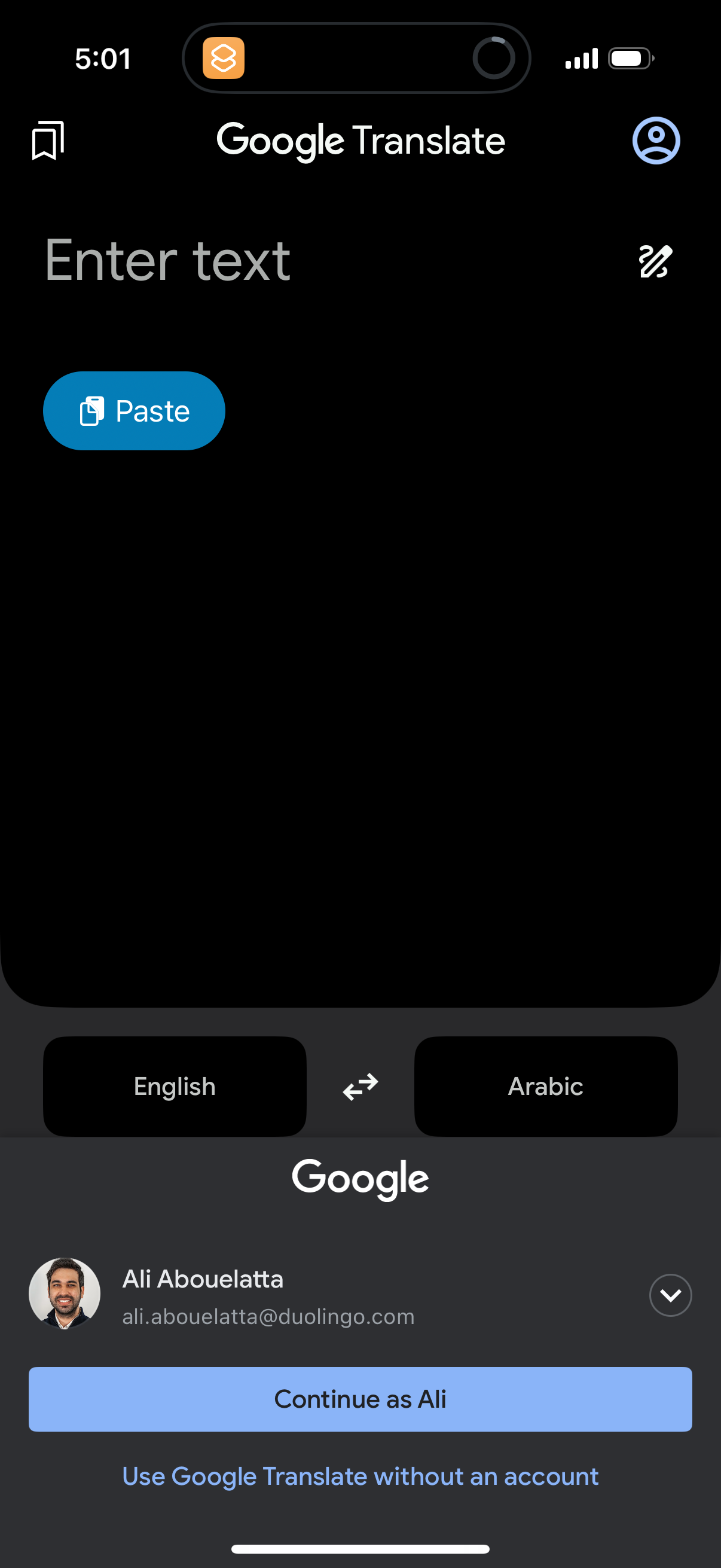 google-translate app screenshot 3