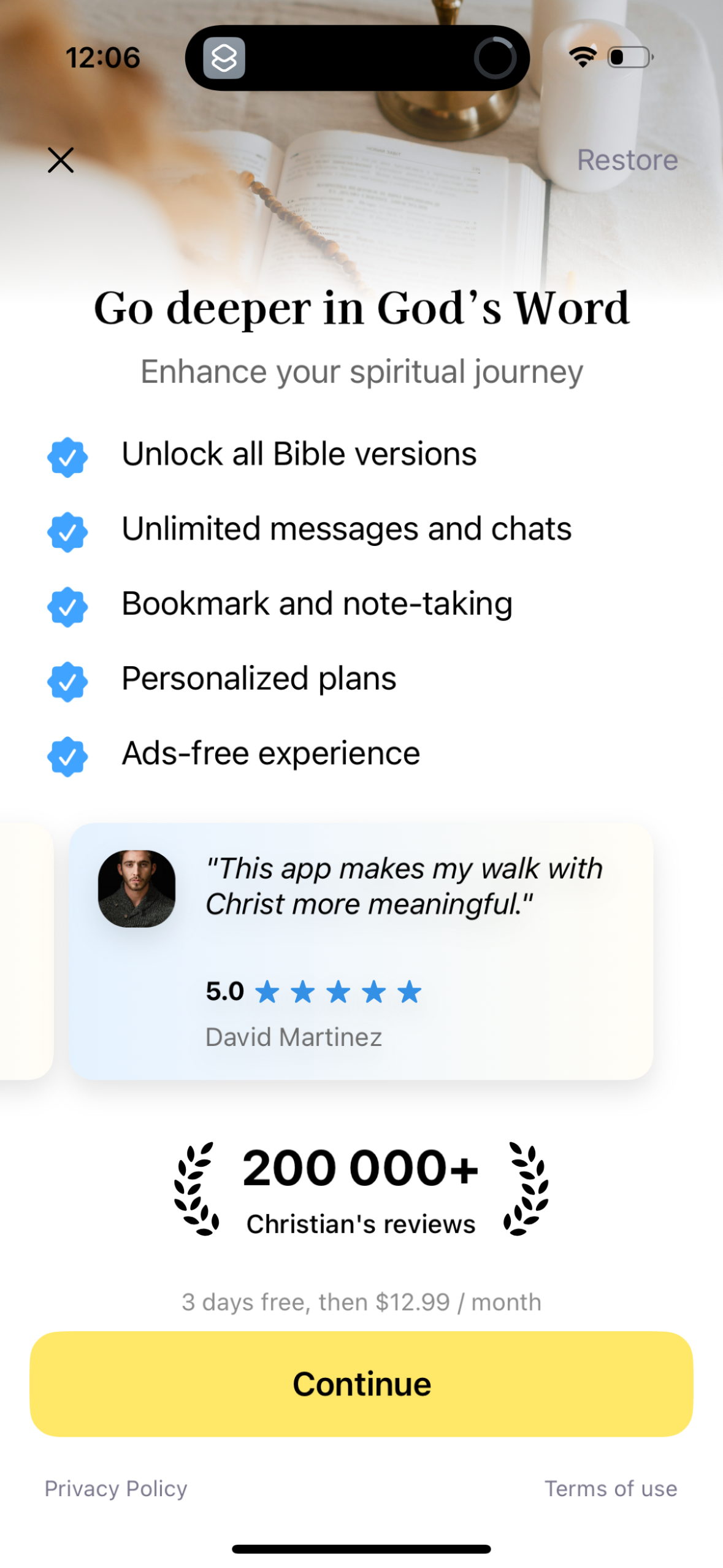 bible. app screenshot 9
