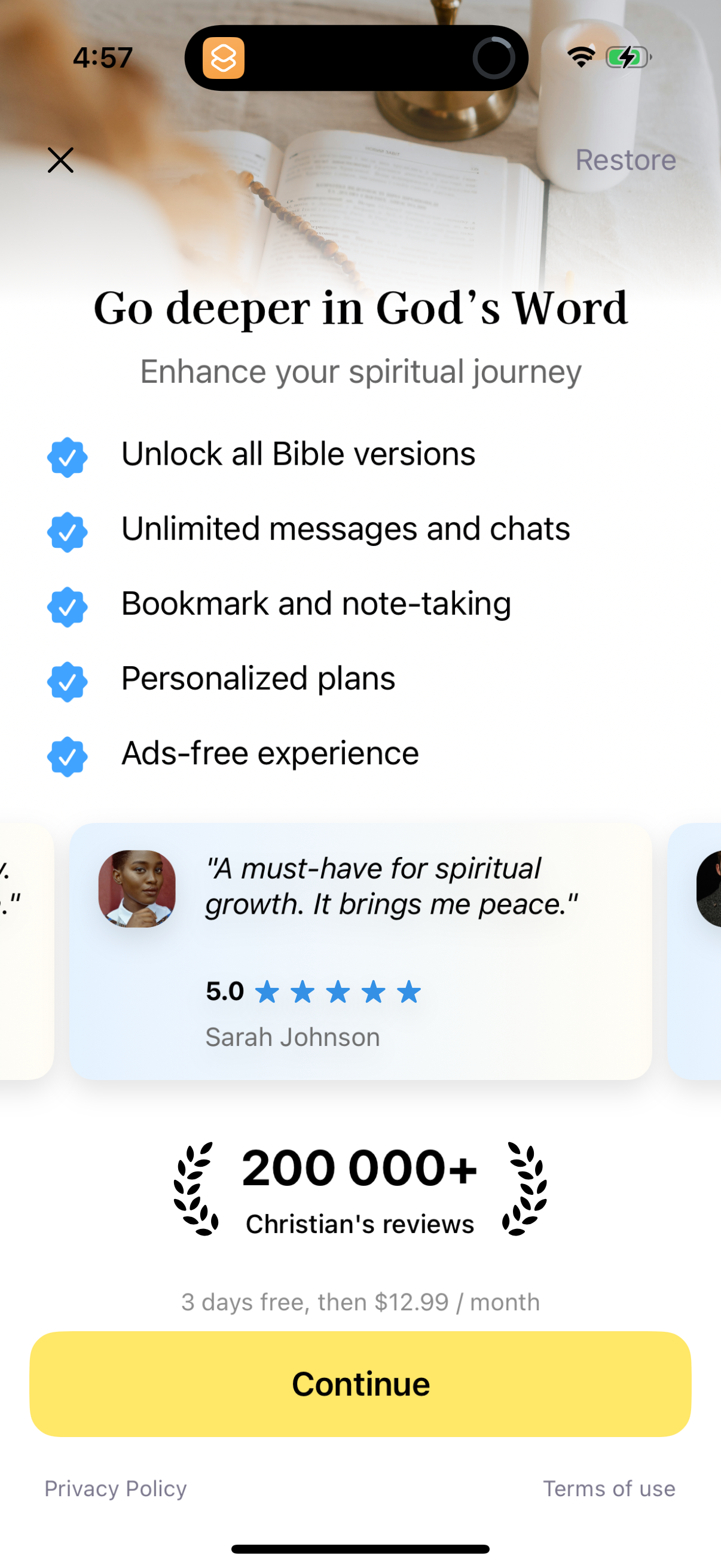 bible. app screenshot 13