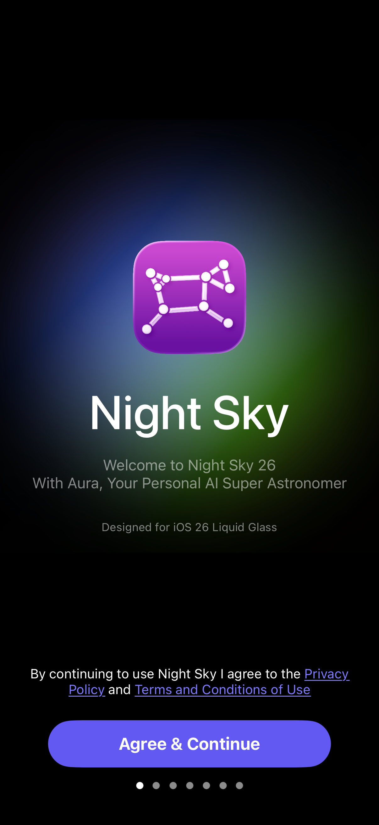 night-sky app screenshot 2