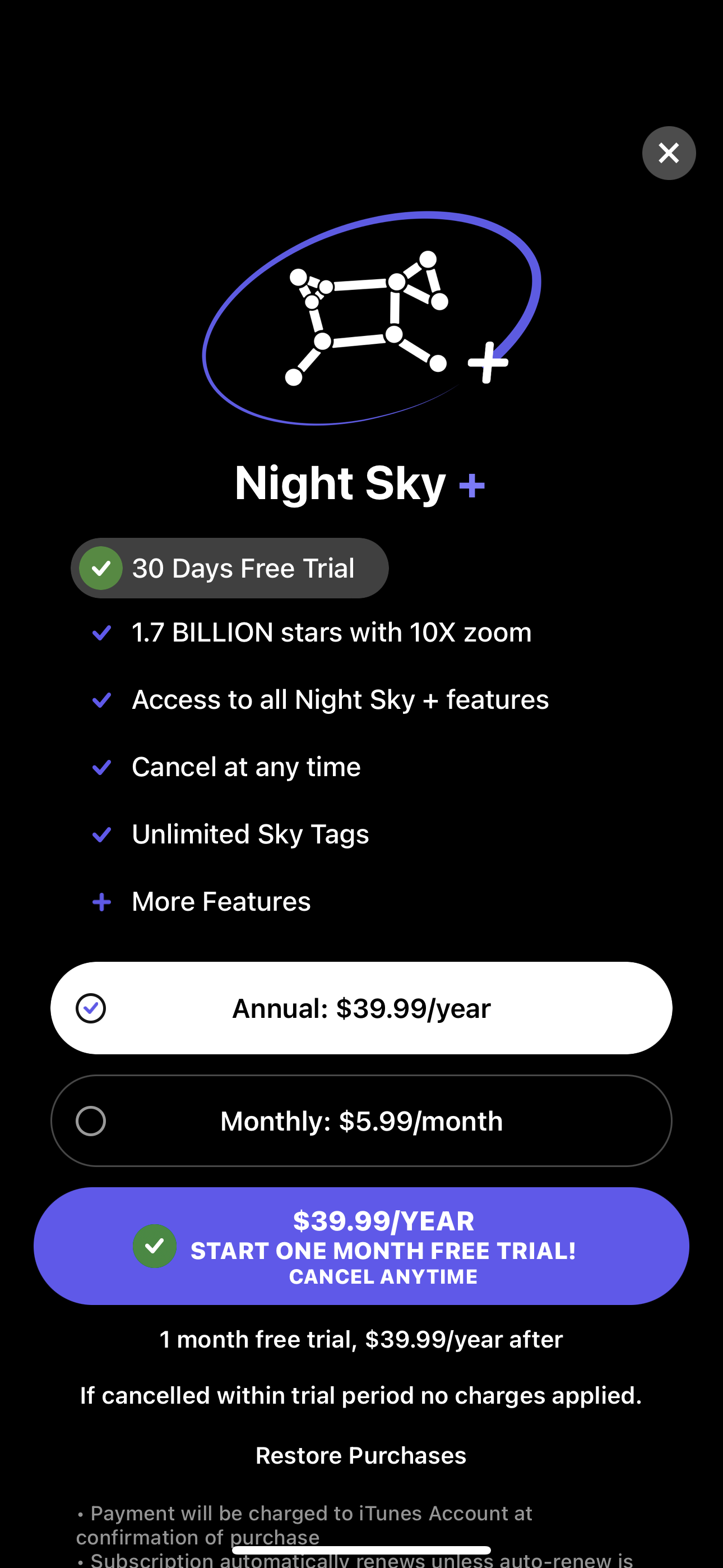 night-sky app screenshot 70